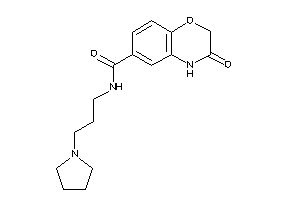 3-keto-N-(3-pyrrolidinopropyl)-4H-1,4-benzoxazine-6-carboxamide