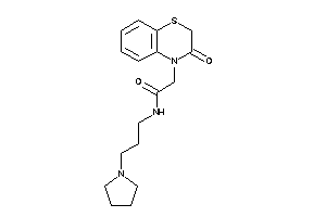 2-(3-keto-1,4-benzothiazin-4-yl)-N-(3-pyrrolidinopropyl)acetamide