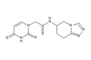 2-(2,4-diketopyrimidin-1-yl)-N-(5,6,7,8-tetrahydro-[1,2,4]triazolo[4,3-a]pyridin-6-yl)acetamide