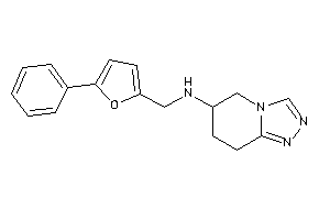 (5-phenyl-2-furyl)methyl-(5,6,7,8-tetrahydro-[1,2,4]triazolo[4,3-a]pyridin-6-yl)amine