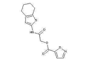 Isoxazole-5-carboxylic Acid [2-keto-2-(4,5,6,7-tetrahydrobenzothiophen-2-ylamino)ethyl] Ester