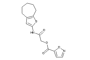 Isoxazole-5-carboxylic Acid [2-keto-2-(5,6,7,8-tetrahydro-4H-cyclohepta[b]thiophen-2-ylamino)ethyl] Ester