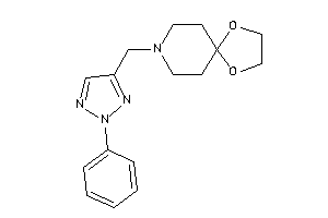 8-[(2-phenyltriazol-4-yl)methyl]-1,4-dioxa-8-azaspiro[4.5]decane