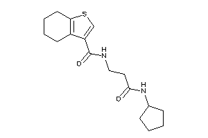 N-[3-(cyclopentylamino)-3-keto-propyl]-4,5,6,7-tetrahydrobenzothiophene-3-carboxamide