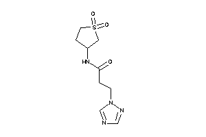 N-(1,1-diketothiolan-3-yl)-3-(1,2,4-triazol-1-yl)propionamide