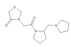 3-[2-keto-2-[2-(pyrrolidinomethyl)pyrrolidino]ethyl]thiazolidin-4-one