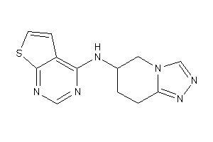 5,6,7,8-tetrahydro-[1,2,4]triazolo[4,3-a]pyridin-6-yl(thieno[2,3-d]pyrimidin-4-yl)amine