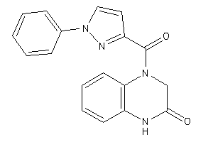 4-(1-phenylpyrazole-3-carbonyl)-1,3-dihydroquinoxalin-2-one