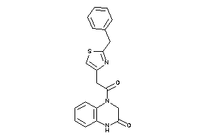 4-[2-(2-benzylthiazol-4-yl)acetyl]-1,3-dihydroquinoxalin-2-one