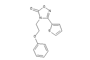 4-(2-phenoxyethyl)-3-(2-thienyl)-1,2,4-oxadiazol-5-one