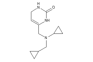 6-[[cyclopropyl(cyclopropylmethyl)amino]methyl]-3,4-dihydro-1H-pyrimidin-2-one