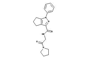 N-(2-keto-2-pyrrolidino-ethyl)-1-phenyl-5,6-dihydro-4H-cyclopenta[c]pyrazole-3-carboxamide