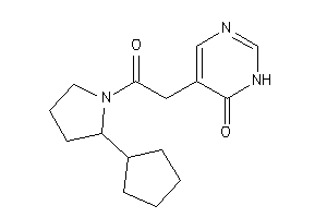 5-[2-(2-cyclopentylpyrrolidino)-2-keto-ethyl]-1H-pyrimidin-6-one