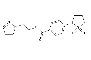 4-(1,1-diketo-1,2-thiazolidin-2-yl)benzoic Acid 2-pyrazol-1-ylethyl Ester