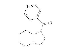 2,3,3a,4,5,6,7,7a-octahydroindol-1-yl(4-pyrimidyl)methanone