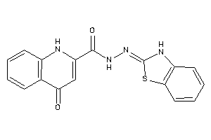 N-(3H-1,3-benzothiazol-2-ylideneamino)-4-keto-1H-quinoline-2-carboxamide