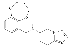 3,4-dihydro-2H-1,5-benzodioxepin-6-ylmethyl(5,6,7,8-tetrahydro-[1,2,4]triazolo[4,3-a]pyridin-6-yl)amine