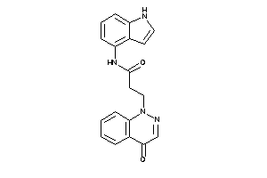 Image of N-(1H-indol-4-yl)-3-(4-ketocinnolin-1-yl)propionamide