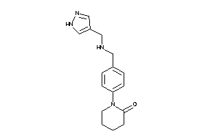 1-[4-[(1H-pyrazol-4-ylmethylamino)methyl]phenyl]-2-piperidone