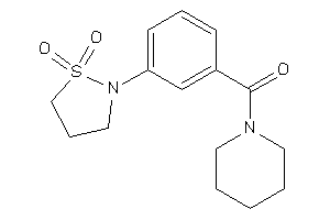[3-(1,1-diketo-1,2-thiazolidin-2-yl)phenyl]-piperidino-methanone