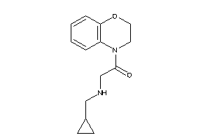 2-(cyclopropylmethylamino)-1-(2,3-dihydro-1,4-benzoxazin-4-yl)ethanone