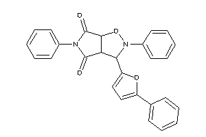 2,5-diphenyl-3-(5-phenyl-2-furyl)-3a,6a-dihydro-3H-pyrrolo[3,4-d]isoxazole-4,6-quinone