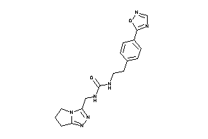 1-(6,7-dihydro-5H-pyrrolo[2,1-c][1,2,4]triazol-3-ylmethyl)-3-[2-[4-(1,2,4-oxadiazol-5-yl)phenyl]ethyl]urea