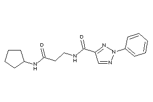 N-[3-(cyclopentylamino)-3-keto-propyl]-2-phenyl-triazole-4-carboxamide