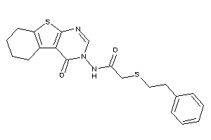 N-(4-keto-5,6,7,8-tetrahydrobenzothiopheno[2,3-d]pyrimidin-3-yl)-2-(phenethylthio)acetamide