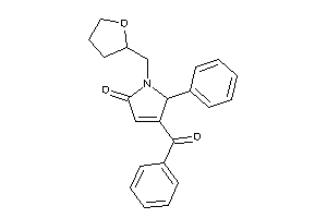 4-benzoyl-5-phenyl-1-(tetrahydrofurfuryl)-3-pyrrolin-2-one