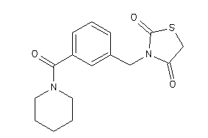 3-[3-(piperidine-1-carbonyl)benzyl]thiazolidine-2,4-quinone