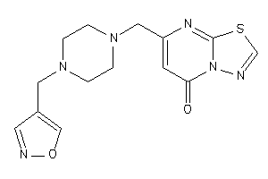 7-[[4-(isoxazol-4-ylmethyl)piperazino]methyl]-[1,3,4]thiadiazolo[3,2-a]pyrimidin-5-one