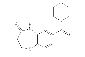 7-(piperidine-1-carbonyl)-3,5-dihydro-2H-1,5-benzothiazepin-4-one