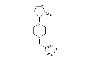 3-[4-(isoxazol-4-ylmethyl)piperazino]tetrahydrofuran-2-one