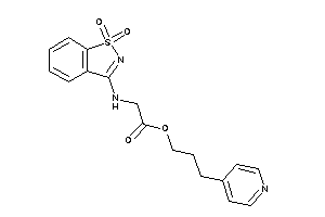 2-[(1,1-diketo-1,2-benzothiazol-3-yl)amino]acetic Acid 3-(4-pyridyl)propyl Ester