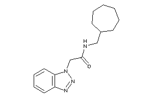 2-(benzotriazol-1-yl)-N-(cycloheptylmethyl)acetamide