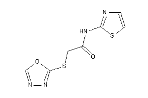 2-(1,3,4-oxadiazol-2-ylthio)-N-thiazol-2-yl-acetamide