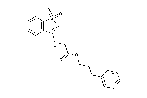 2-[(1,1-diketo-1,2-benzothiazol-3-yl)amino]acetic Acid 3-(3-pyridyl)propyl Ester