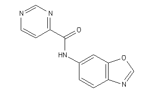 N-(1,3-benzoxazol-6-yl)pyrimidine-4-carboxamide