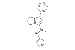 N-isoxazol-5-yl-1-phenyl-5,6-dihydro-4H-cyclopenta[c]pyrazole-3-carboxamide