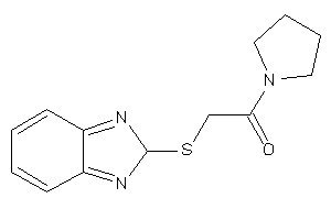 2-(2H-benzimidazol-2-ylthio)-1-pyrrolidino-ethanone