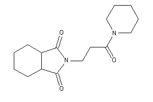 2-(3-keto-3-piperidino-propyl)-3a,4,5,6,7,7a-hexahydroisoindole-1,3-quinone