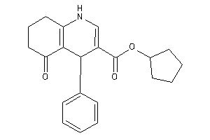 Image of 5-keto-4-phenyl-4,6,7,8-tetrahydro-1H-quinoline-3-carboxylic Acid Cyclopentyl Ester