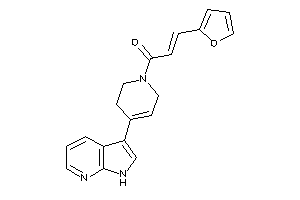 3-(2-furyl)-1-[4-(1H-pyrrolo[2,3-b]pyridin-3-yl)-3,6-dihydro-2H-pyridin-1-yl]prop-2-en-1-one