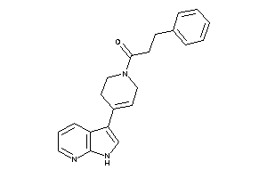 3-phenyl-1-[4-(1H-pyrrolo[2,3-b]pyridin-3-yl)-3,6-dihydro-2H-pyridin-1-yl]propan-1-one