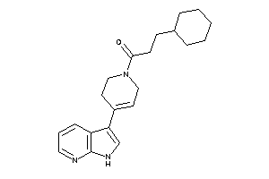 3-cyclohexyl-1-[4-(1H-pyrrolo[2,3-b]pyridin-3-yl)-3,6-dihydro-2H-pyridin-1-yl]propan-1-one