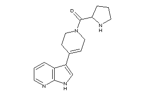 Pyrrolidin-2-yl-[4-(1H-pyrrolo[2,3-b]pyridin-3-yl)-3,6-dihydro-2H-pyridin-1-yl]methanone