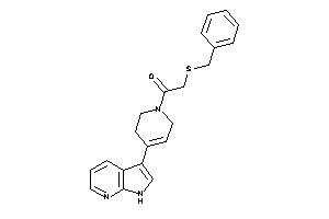 2-(benzylthio)-1-[4-(1H-pyrrolo[2,3-b]pyridin-3-yl)-3,6-dihydro-2H-pyridin-1-yl]ethanone