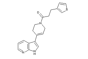 1-[4-(1H-pyrrolo[2,3-b]pyridin-3-yl)-3,6-dihydro-2H-pyridin-1-yl]-3-(3-thienyl)propan-1-one