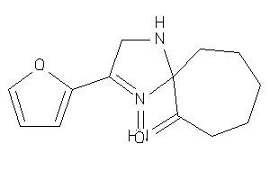 Image of [2-(2-furyl)-1-keto-1$l^{5},4-diazaspiro[4.6]undec-1-en-11-ylidene]amine
